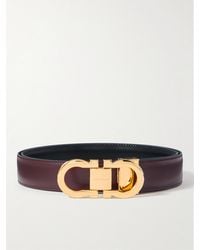 Ferragamo - 3cm Gancini Reversible Leather Belt - Lyst
