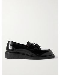 MR P. - Jacques Loafers aus Glanzleder mit Troddeln und Fransen - Lyst
