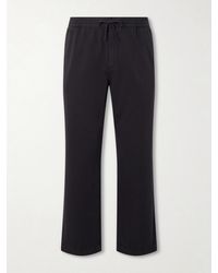 MR P. - Edward Straight-Leg Organic Cotton-Twill Drawstring Trousers - Lyst