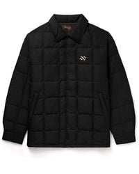 Visvim - Coach Appliquéd Quilted Wool And Silk-Blend Twill Down Jacket - Lyst