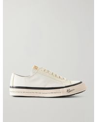 Visvim - Nolan Suede-Trimmed Canvas Sneakers - Lyst