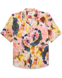 Corridor NYC - Camp-collar Tie-dyed Woven Shirt - Lyst