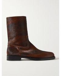 Dries Van Noten - Calf Hair Boots - Lyst