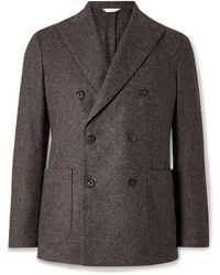 Boglioli - Double-Breasted Virgin Wool-Blend Blazer - Lyst