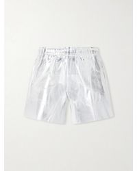 Satisfy - Straight-Leg 5&Quot; Logo-Appliqu&Eacute;D Printed Peaceshell&Trade; Shorts - Lyst