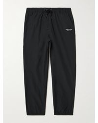 thisisneverthat - Tapered Logo-embroidered Cotton-blend Shell Sweatpants - Lyst