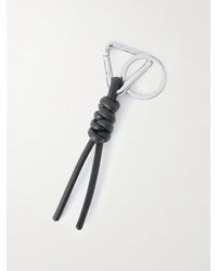 Bottega Veneta - Braided Leather And-Tone Keyring - Lyst