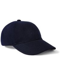 A.P.C. - Charlie Logo-Embroidered Wool-Blend Baseball Cap - Lyst