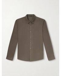 James Perse - Garment-Dyed Linen Shirt - Lyst