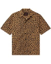 Wacko Maria - Gramicci Convertible-collar Leopard-print Nylon Shirt - Lyst