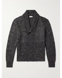 Altea - Double-breasted Shawl-collar Knitted Cardigan - Lyst