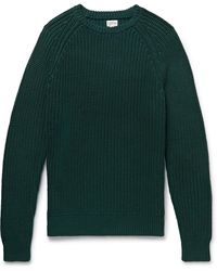 J.Crew Slim-fit Cotton Sweater - Green