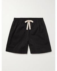 LE17SEPTEMBRE - Shorts a gamba larga in shell increspato con coulisse Novis - Lyst