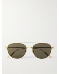 Dior - NeoDior RU goldfarbene Pilotensonnenbrille - Lyst