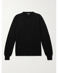 Tom Ford - Cotton And Silk-blend Sweater - Lyst