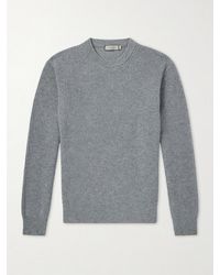 Canali - Ribbed Wool And Cashmere-Blend Sweater - Lyst