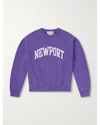 Remi Relief - Newport Printed Cotton-jersey Sweatshirt - Lyst