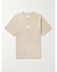 Givenchy - Slim-fit Logo-embroidered Cotton-jersey T-shirt - Lyst