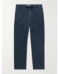 Orlebar Brown - Alex Slim-fit Stretch Linen And Lyocell-blend Drawstring Trousers - Lyst
