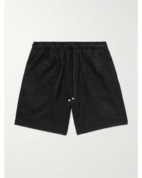 Amiri - Straight-Leg Jacquard Drawstring Shorts - Lyst