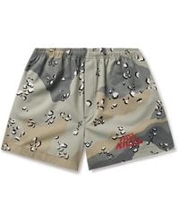 GALLERY DEPT. - Straight-leg Printed Cotton-ripstop Shorts - Lyst