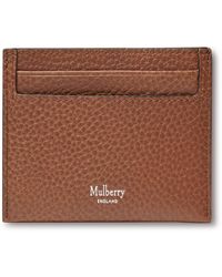 Mulberry - Grain-texture Card Holder - Lyst