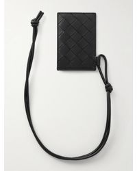 Bottega Veneta - Intrecciato Leather Badge Holder - Lyst