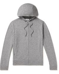 MR P. - Wool And Cashmere-blend Zip-up Hoodie - Lyst