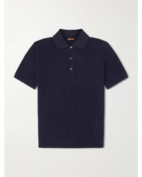 Barena - Waffle-knit Linen And Cotton-blend Shirt - Lyst