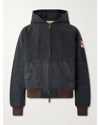 CHERRY LA - Logo-appliquéd Cotton-canvas Hooded Jacket - Lyst