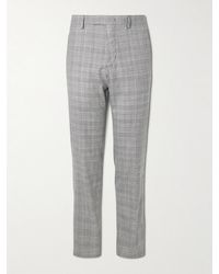 MR P. - Slim-Fit Prince Of Wales Checked Wool-Flannel Suit Trousers - Lyst