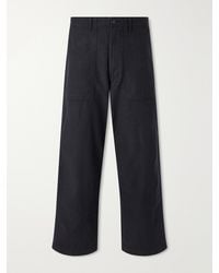 Polo Ralph Lauren - Wide-Leg Cotton-Canvas Trousers - Lyst