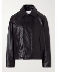 SAGE NATION - Glossed-Leather Jacket - Lyst