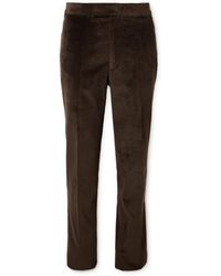 Kingsman - Tapered Cotton-corduroy Suit Trousers - Lyst