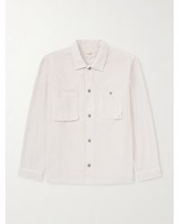Folk - Anniversary Patch Cotton-corduroy Overshirt - Lyst
