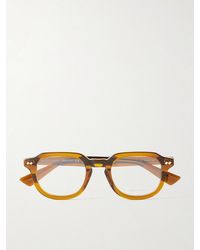 Bottega Veneta - Ribbon Stud Round-Frame Recycled Acetate Glasses - Lyst