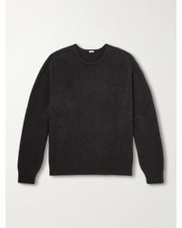 A.PRESSE - Brushed Cashmere Sweater - Lyst