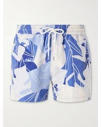 Frescobol Carioca - Rio Straight-leg Mid-length Printed Recycled Swim Shorts - Lyst