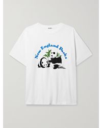 Bode - Zoo T-Shirt aus Baumwoll-Jersey mit Flockdruck - Lyst