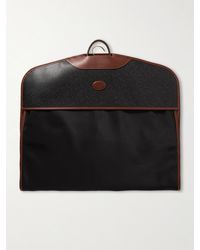 Mulberry - Heritage Leather-trimmed Scotchgrain And Recycled-nylon Suit Carrier - Lyst