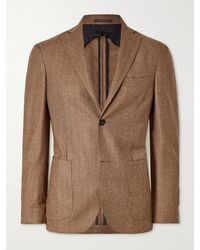 Slowear - Incotex Herringbone Wool Blazer - Lyst