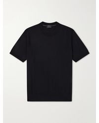 Brioni - Cashmere And Silk-Blend T-Shirt - Lyst