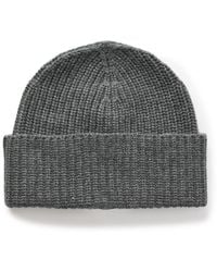 Brunello Cucinelli - Ribbed Cashmere Beanie - Lyst