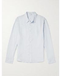 James Perse - Garment-Dyed Linen Shirt - Lyst