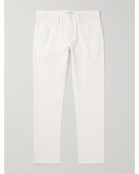 Gabriela Hearst - Anthony Slim-Fit Straight-Leg Cotton-Twill Trousers - Lyst