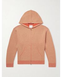 The Elder Statesman - Canyon Cashmere Zip-Up Hoodie - Lyst