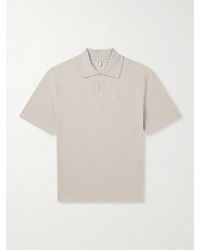 Loewe - Anagram-Embroidered Cotton-Piqué Polo Shirt - Lyst