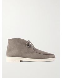 Loro Piana - Walk And Walk Suede Chukka Boots - Lyst