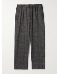 Barena - Tapered Checked Virgin Wool Trousers - Lyst
