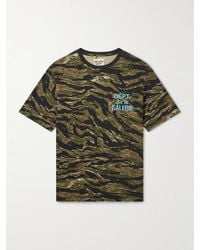 GALLERY DEPT. - French Camouflage Logo-Print Cotton-Jersey T-Shirt - Lyst
